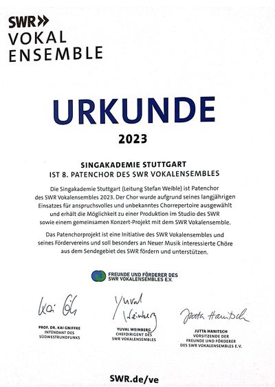 Singakademie Schauwerk